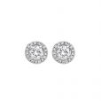 Diamond Cluster Earrings - 01026219 | Heming Diamond Jewellers | London