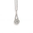 Diamond Cluster Pendant - 02021118 | Heming Diamond Jewellers | London