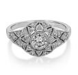 Diamond Cluster Ring - 00022483 | Heming Diamond Jewellers | London