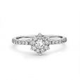 Diamond Cluster Ring - 00022619 | Heming Diamond Jewellers | London