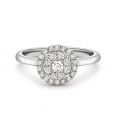 Diamond Cluster Ring - 00022821 | Heming Diamond Jewellers | London
