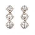 Diamond Drop Earrings - 00020839 | Heming Diamond Jewellers | London