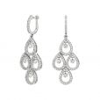 Diamond Drop Earrings - 00022818 | Heming Diamond Jewellers | London