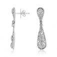 Diamond Drop Earrings - 00022927 | Heming Diamond Jewellers | London