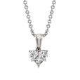 Diamond Heart Pendant - 00020484 | Heming Diamond Jewellers | London
