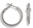 Diamond Hoop Earrings - 00022548 | Heming Diamond Jewellers | London