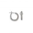 Diamond Hoop Earrings - 00022613 | Heming Diamond Jewellers | London