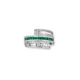 Emerald & Diamond Dress Ring - 00024106 | Heming Diamond Jewellers | London