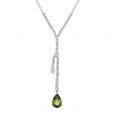 Green Tourmaline and Diamond Pendant - 02020263 | Heming Diamond Jewellers | London