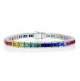 Multi Sapphire Bracelet - 02022191 | Heming Diamond Jewellers | London