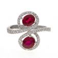 Ruby & Diamond Dress Ring - 00019761 | Heming Diamond Jewellers | London