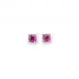 Ruby Stud Earrings - 00024116 | Heming Diamond Jewellers | London