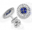 Sapphire and Diamond Earrings - 02021737 | Heming Diamond Jewellers | London