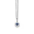 Sapphire and Diamond Pendant - 00022273 | Heming Diamond Jewellers | London