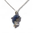 Sapphire & Diamond Dolphin Pendant - 02022258 | Heming Diamond Jewellers | London