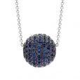 Sapphire Pendant - 00020898 | Heming Diamond Jewellers | London