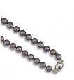 Single strand black pearl necklace 6-6.5mm - 00024778 | Heming Diamond Jewellers | London