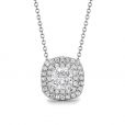 OBERON PENDANT RADIANCE COLLECTION - OBERON DIAMOND CLUSTER PENDANT | Heming Diamond Jewellers | London