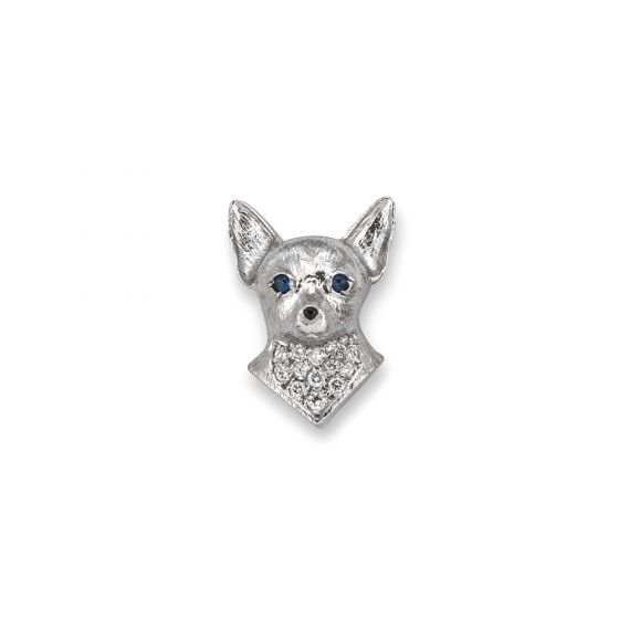 Chihuahua Brooch - 02021916 | Heming Diamond Jewellers | London