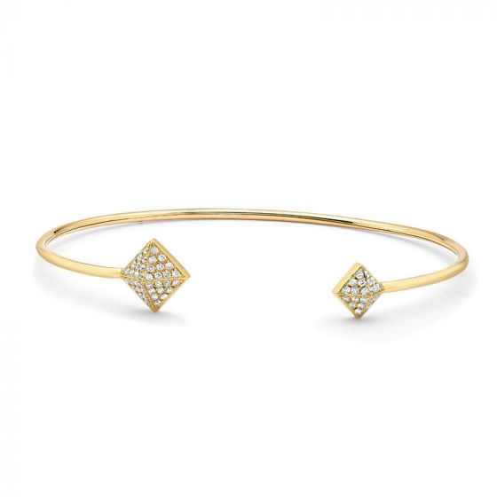 Diamond bangle - 00023059 | Heming Diamond Jewellers | London