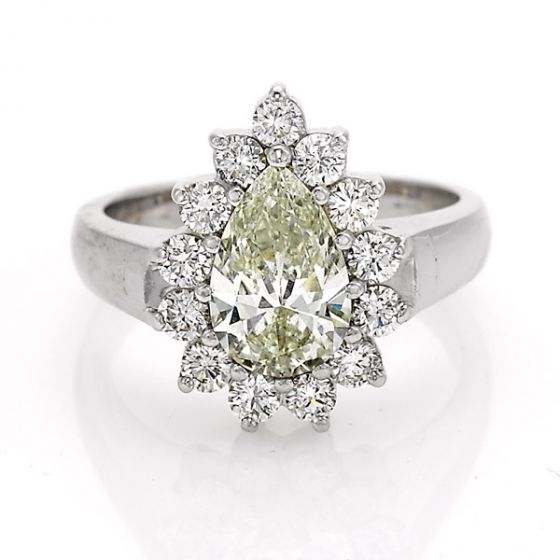 Diamond Cluster Ring - 01019386 | Heming Diamond Jewellers | London