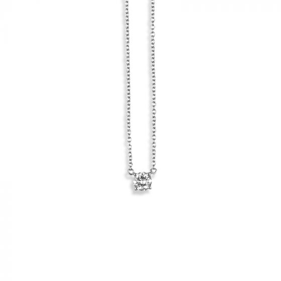 Diamond Solitaire Pendant - 00022260 | Heming Diamond Jewellers | London