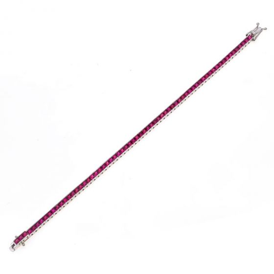 Ruby Line Bracelet - 00019751 | Heming Diamond Jewellers | London
