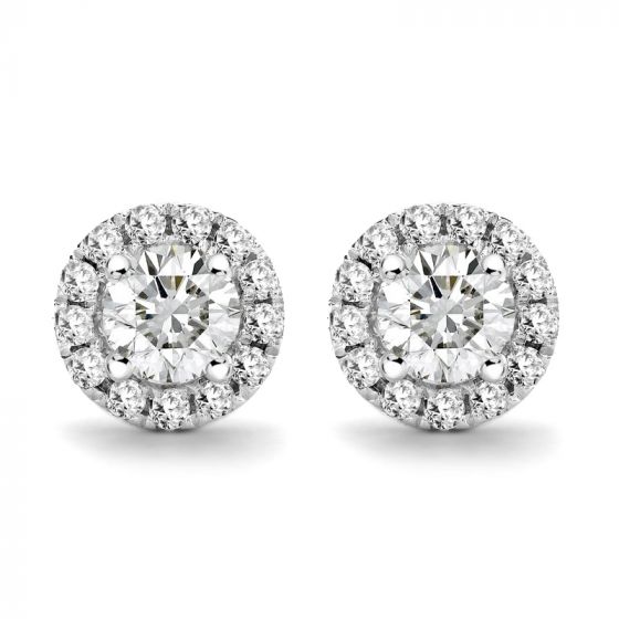 AQUILA EARRINGS RADIANCE COLLECTION - AQUILA DIAMOND CLUSTER EARRINGS | Heming Diamond Jewellers | London
