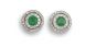 Emerald and Diamond earrings - 02023851 | Heming Diamond Jewellers | London