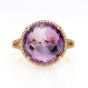 Amethyst & Diamond Dress Ring - 00020435 | Heming Diamond Jewellers | London