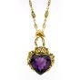 Art Nouveau Amethyst and Diamond Necklace - 00019303 | Heming Diamond Jewellers | London