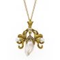 Art Nouveau Pearl and Diamond Brooch - 00019308 | Heming Diamond Jewellers | London