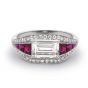 Baguette Cut Diamond Dress Ring - 00019252 | Heming Diamond Jewellers | London