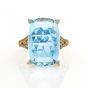 Blue Topaz & Diamond Ring - 00020429 | Heming Diamond Jewellers | London