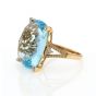 Blue Topaz & Diamond Ring - 00020429 | Heming Diamond Jewellers | London