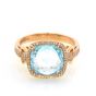 Blue Topaz & Diamond Ring - 00020909 | Heming Diamond Jewellers | London