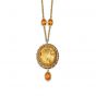 Citrine and Garnet Necklace - 00022280 | Heming Diamond Jewellers | London