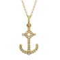 Diamond Anchor Pendant - 00020880 | Heming Diamond Jewellers | London