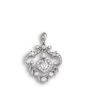 Diamond Heart & Leaf Pendant - 02024167 | Heming Diamond Jewellers | London