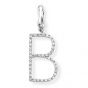 Diamond Initial 'B' Charm / Pendant (9ct) - 00018913 | Heming Diamond Jewellers | London