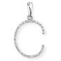 Diamond Initial 'C' Pendant - 00018884 | Heming Diamond Jewellers | London