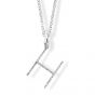 Diamond Initial 'H' Charm / Pendant (9ct) - 00019101 | Heming Diamond Jewellers | London