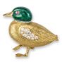 Enamel Duck Brooch - 02022566 | Heming Diamond Jewellers | London
