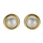 Mabe Pearl Earrings - 00021009 | Heming Diamond Jewellers | London
