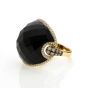 Onyx & Diamond Dress Ring - 00020407 | Heming Diamond Jewellers | London