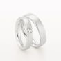 Pair of 18ct 4-5mm Wedding Rings by Christian Bauer - 00019130 | Heming Diamond Jewellers | London