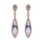 Pink Amethyst Drop Earrings - 00019574 | Heming Diamond Jewellers | London