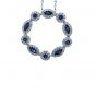 Sapphire And Diamond Pendant - 02020846 | Heming Diamond Jewellers | London