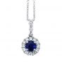 Sapphire And Diamond Pendant - 02020852 | Heming Diamond Jewellers | London