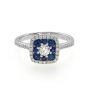 Sapphire & Diamond Dress Ring - 00021407 | Heming Diamond Jewellers | London